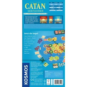 Kosmos 685126 CATAN - Seefahrer 5-6 osób dodatek do gry planszowej, 5–6 graczy, 120 min, od 10 lat