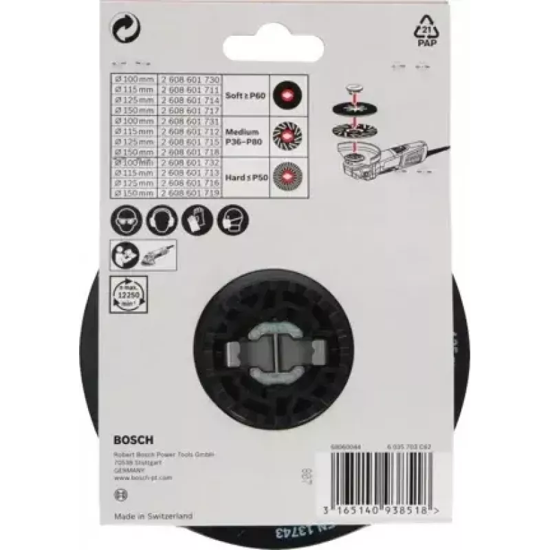 Bosch 2 608 601 712 nakładka do szlifierki kątowej Podkładka pod talerz