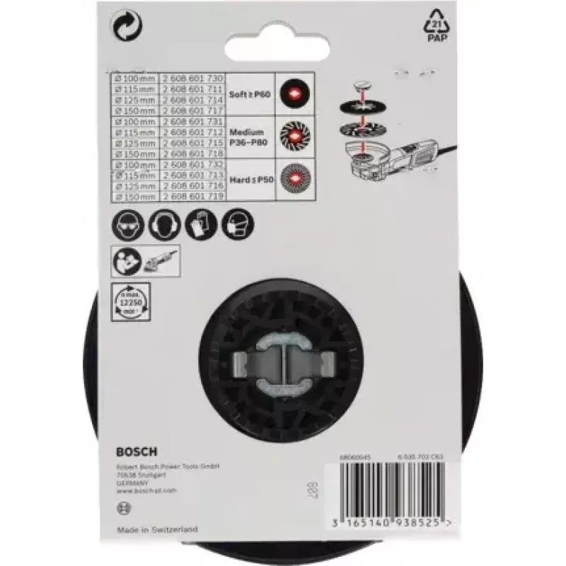 Bosch 2 608 601 713 akcesorium do szlifierki kątowej Podkładka podtrzymująca