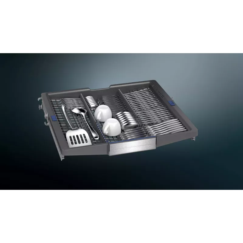 W pełni zabudowana zmywarka Siemens iQ700 SN87TX02CE — 14 kompletów, klasa energetyczna A, 42 dB, 60 cm