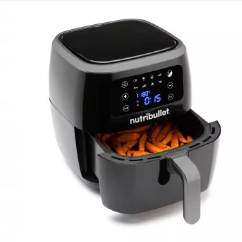 Frytkownica beztłuszczowa NUTRIBULLET XXL Digital frytkownica beztłuszczowa 7 L 1800 W czarna, 8 programów, sterowanie dotykowe