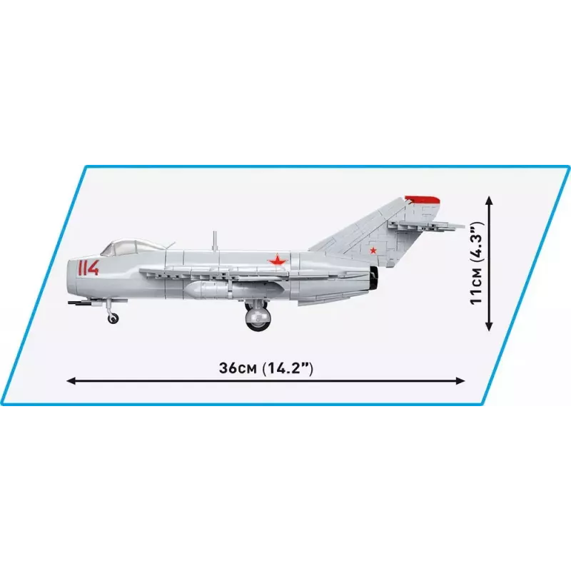 Klocki konstrukcyjne Cobi MiG-17 Fresco model 5823 – zestaw klocków od Cobi