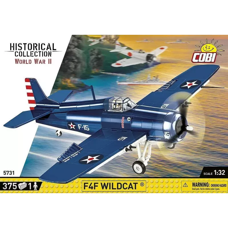 Klocki konstrukcyjne COBI F4F Wildcat Northrop Grumman 375 elementów