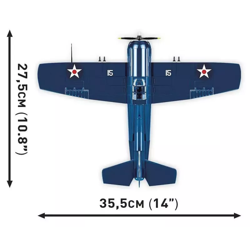 Klocki konstrukcyjne COBI F4F Wildcat Northrop Grumman 375 elementów