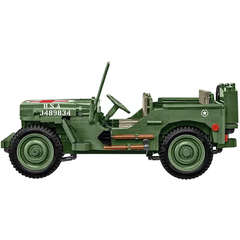 Zestaw konstrukcyjny COBI Willys MB Medical 1131 elementów dla dzieci od 10 lat