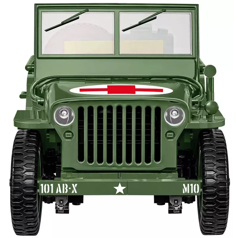 Zestaw konstrukcyjny COBI Willys MB Medical 1131 elementów dla dzieci od 10 lat