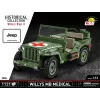 Zestaw konstrukcyjny COBI Willys MB Medical 1131 elementów dla dzieci od 10 lat