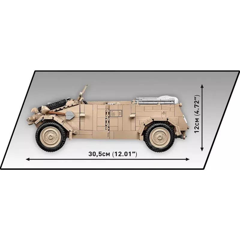 Zestaw konstrukcyjny COBI Kübelwagen Typ 82 1326 elementów II wojna światowa