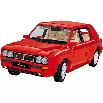 Zabawka konstrukcyjna Cobi Lancia Delta HF Integrale model w skali 1:35 COBI-24357, kolekcjonerski zestaw do budowania
