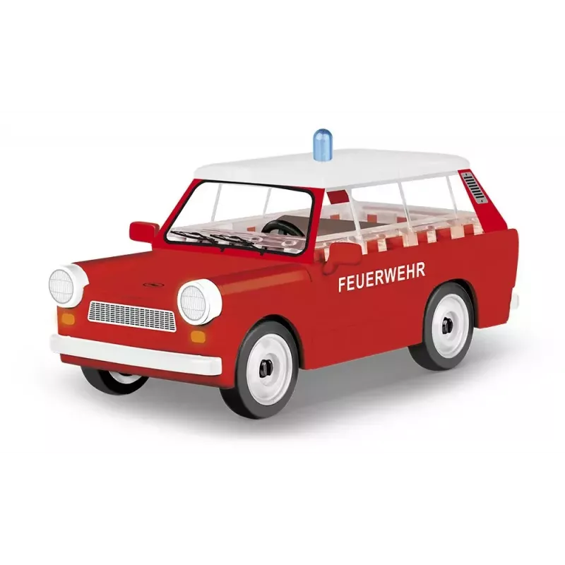 Zestaw konstrukcyjny Cobi Trabant 601 Universal Fire Brigade model 24555, klocki budowlane