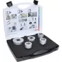 Bosch 2608599037 Zestaw frezów diamentowych do cięcia na sucho, 5 części, 1 szt. Frez