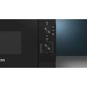 Siemens iQ300 FF020LMB2 kuchenka mikrofalowa Czarny Kuchenka mikrofalowa wolnostojąca Blat 20 L 800 W