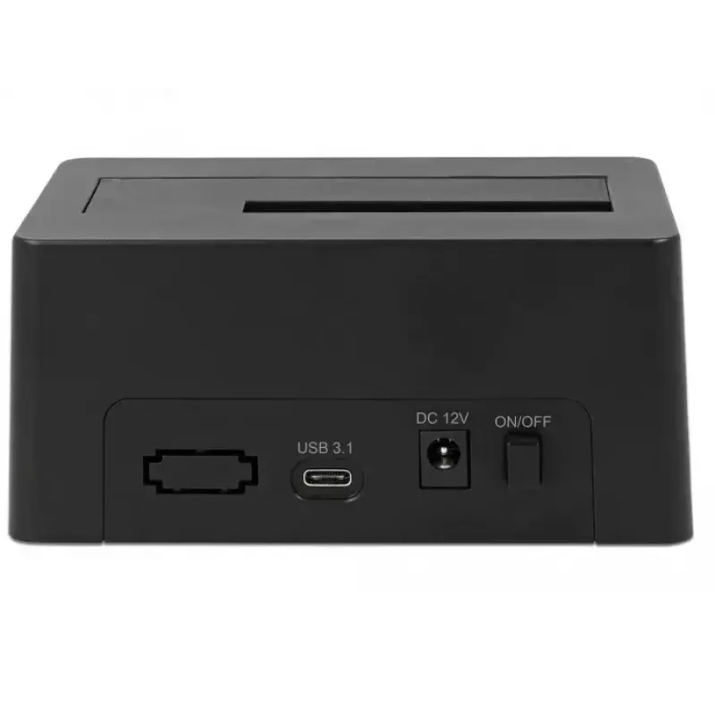 Delock - HDD-Dockingstation Schächte: 1 - SATA 6Gb/s - USB 3,1 (Gen 2) - Schwarz (63958)