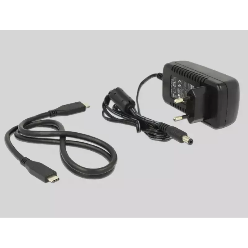 Delock - HDD-Dockingstation Schächte: 1 - SATA 6Gb/s - USB 3,1 (Gen 2) - Schwarz (63958)