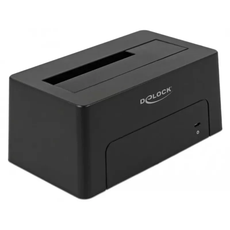 Delock - HDD-Dockingstation Schächte: 1 - SATA 6Gb/s - USB 3,1 (Gen 2) - Schwarz (63958)