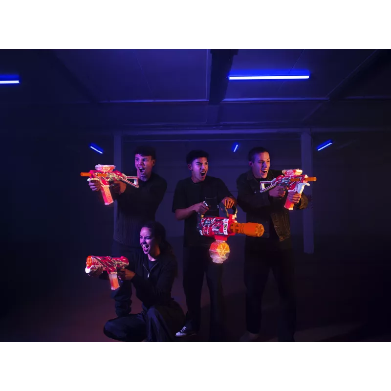 Gel blaster Zuru XSHOT Hyper Gel Gattlin Blaster — zabawkowy blaster szybkostrzelny z obrotową lufą