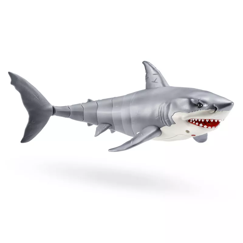 Zabawkowy rekin robot Zuru Robo Alive Great White Shark 71126 — interaktywna figurka wodna zasilana bateriami