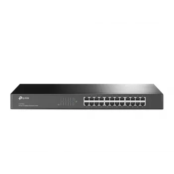 TP-Link 24-Port 10/100Mbps Rackmount sieciowy Switch, Unmanaged, Fast Ethernet (10/100), Full duplex, Rack mounting, 1U