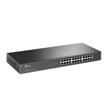 TP-Link 24-Port 10/100Mbps Rackmount sieciowy Switch, Unmanaged, Fast Ethernet (10/100), Full duplex, Rack mounting, 1U