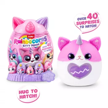 Pluszowa zabawka Zuru Rainbocorns Kitty Mania, wielokolorowa, dla dzieci od 3 lat