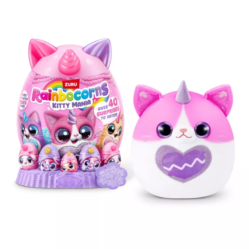 Pluszowa zabawka Zuru Rainbocorns Kitty Mania, wielokolorowa, dla dzieci od 3 lat
