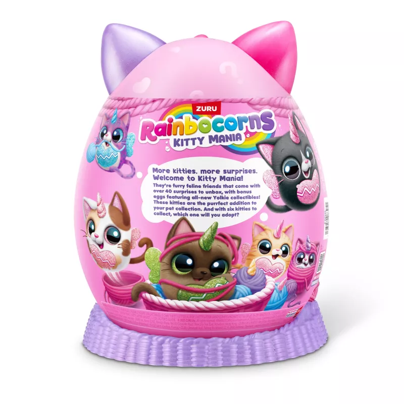 Pluszowa zabawka Zuru Rainbocorns Kitty Mania, wielokolorowa, dla dzieci od 3 lat