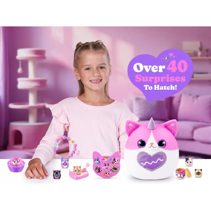 Pluszowa zabawka Zuru Rainbocorns Kitty Mania, wielokolorowa, dla dzieci od 3 lat