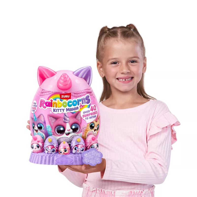 Pluszowa zabawka Zuru Rainbocorns Kitty Mania, wielokolorowa, dla dzieci od 3 lat