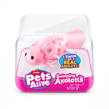 Soft toy Zuru Pets Alive Swimming Axolotls pluszowa zabawka, rozmiar kociaka, model 9556UQ1