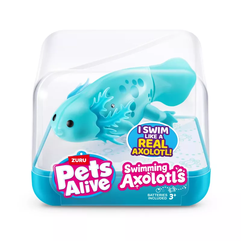 Soft toy Zuru Pets Alive Swimming Axolotls pluszowa zabawka, rozmiar kociaka, model 9556UQ1