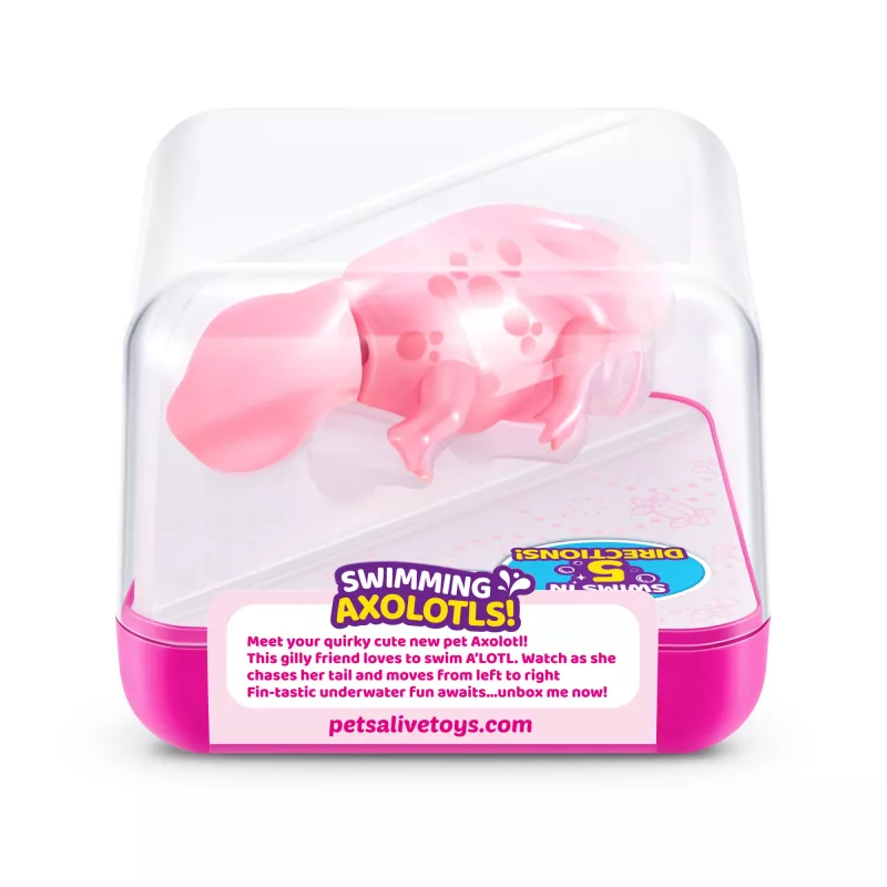 Soft toy Zuru Pets Alive Swimming Axolotls pluszowa zabawka, rozmiar kociaka, model 9556UQ1