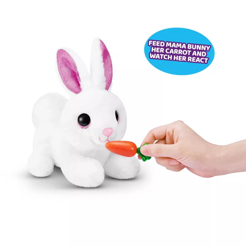 Pluszowy Zuru Mama Bunny & Baby Surprise, interaktywna para pluszaków, różne wzory