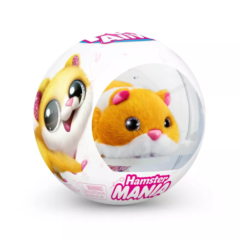 Zuru Pets Alive Hamster Mania — interaktywny chomik na baterie, dla dzieci od 3 lat, AAA