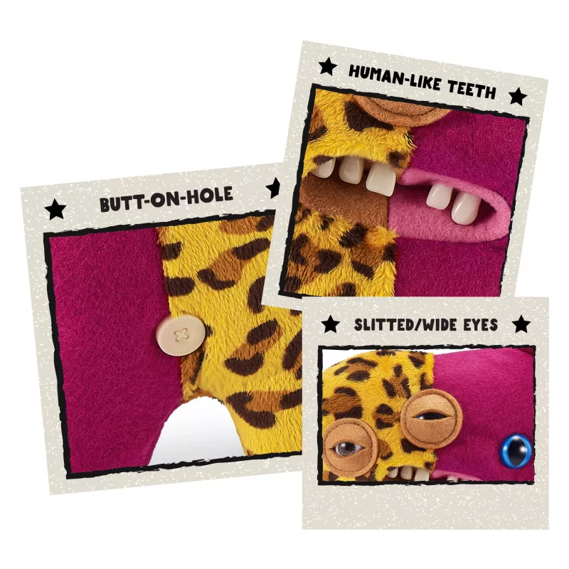 Zuru Fuggler Misfit Monsters 9 cali — pluszowa zabawka, mieszany wzór, pojedyncza sztuka