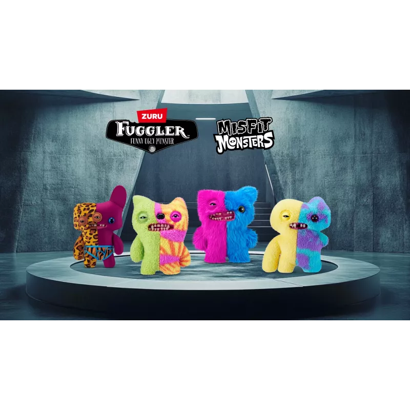 Zuru Fuggler Misfit Monsters 9 cali — pluszowa zabawka, mieszany wzór, pojedyncza sztuka