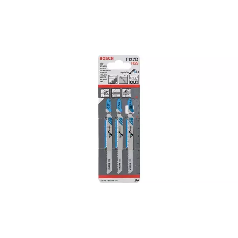 Bosch T 127 D Special do Alu Brzeszczoty do Wyrzynarek