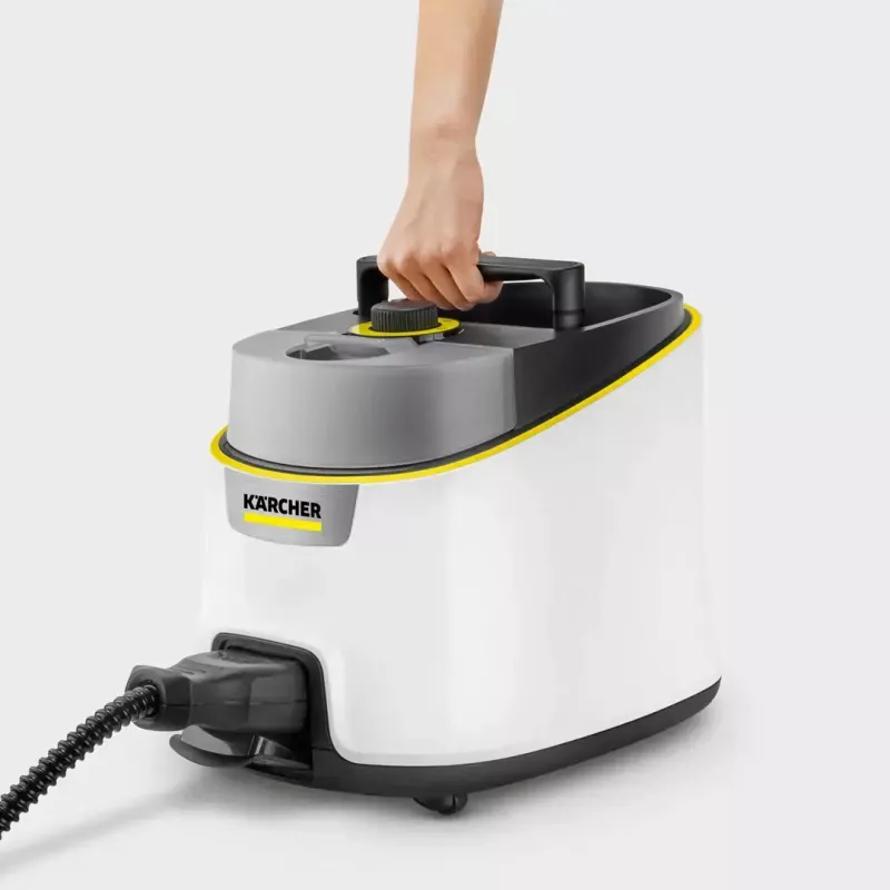 Parownica Karcher SC 4 Deluxe z 1,5-litrowym zbiornikiem na wodę i mocą 1500 W