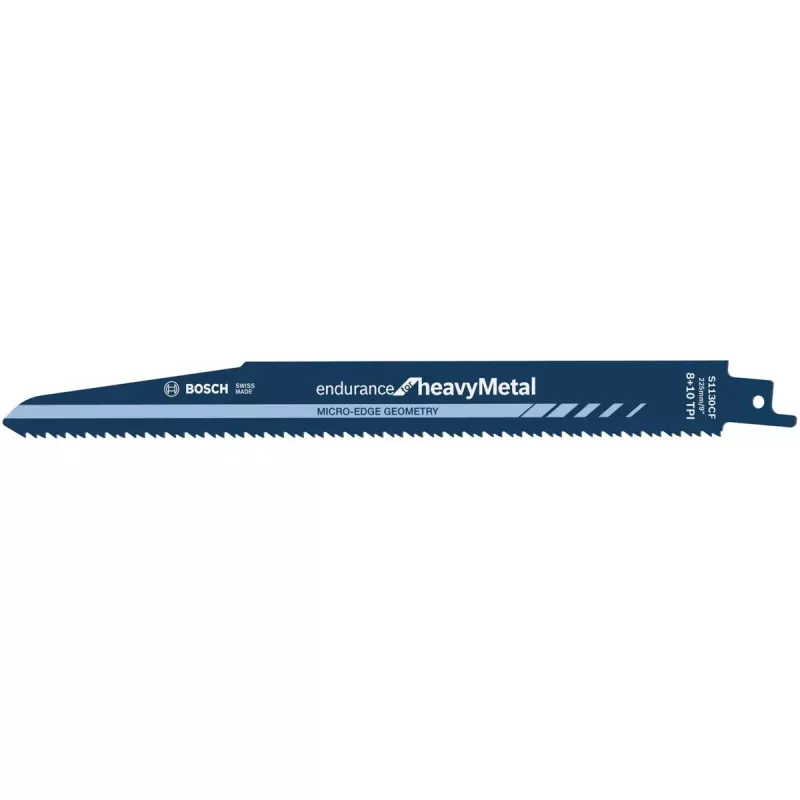 Brzegi do pił szablastych Bosch S 1130 CF Endurance do metalu 225 mm, 25 szt.