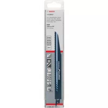 Brzegi do pił szablastych Bosch S 1130 CF Endurance do metalu 225 mm, 25 szt.