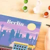 Zestaw do kolorowania po numerkach Ravensburger CreArt Colorful Berlin, motyw malarski, 25521