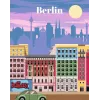 Zestaw do kolorowania po numerkach Ravensburger CreArt Colorful Berlin, motyw malarski, 25521