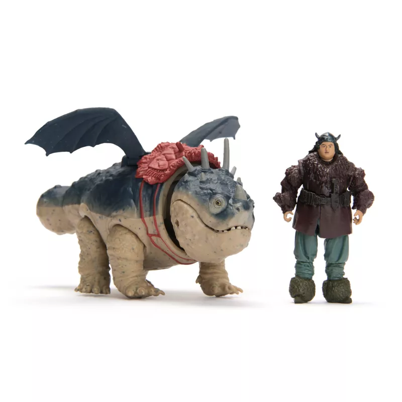 Zestaw figurek akcji Spinmaster – DreamWorks Dragons: Gronckle i Fishlegs, wielokolorowy, od 4 lat