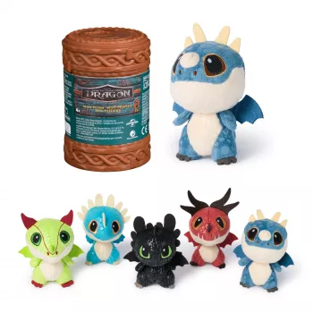 Spin Master How to Train Your Dragon — pluszowy smok kolekcjonerski, wzór totemu, miękka figurka, różne warianty