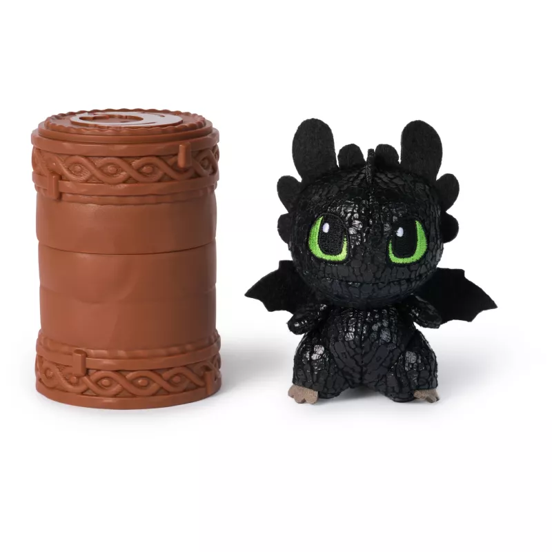 Spin Master How to Train Your Dragon — pluszowy smok kolekcjonerski, wzór totemu, miękka figurka, różne warianty