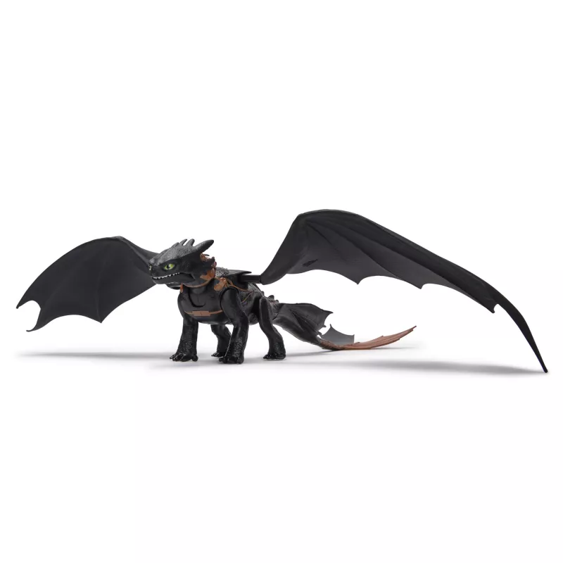 Figurka Spinmaster Ultimate Plasma Blast Toothless 25-calowe skrzydła, światła i dźwięki, wiek 4+