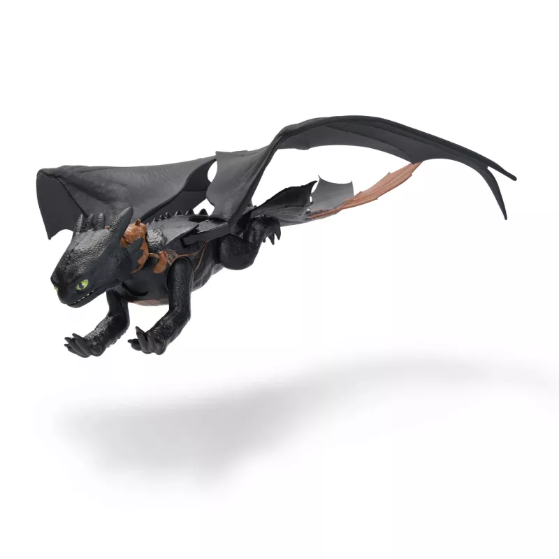 Figurka Spinmaster Ultimate Plasma Blast Toothless 25-calowe skrzydła, światła i dźwięki, wiek 4+
