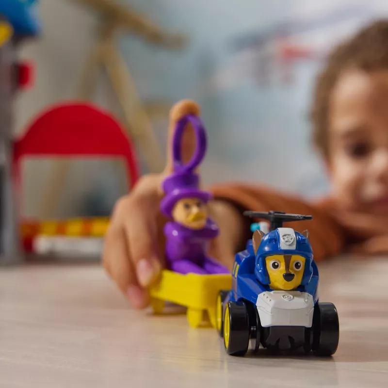 PAW Patrol: Air Rescue, zestaw Pup Squad Adventure Bay Airport, z samochodem Chase i wyrzutnią pojazdów, zabawki dla chłopców i dziewczynek od 3 lat