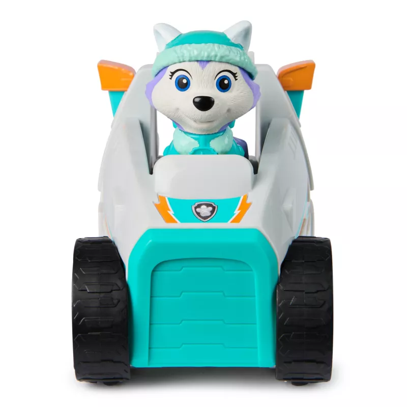 Pojazd Spinmaster PAW Patrol Pług Śnieżny Everest — plastikowy, dla dzieci od 3 lat, turkusowo-biały