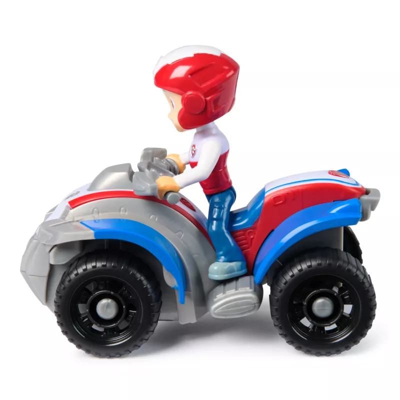 PAW Patrol, pojazd ATV Rydera z kolekcjonerską figurką, zabawki przyjazne środowisku dla chłopców i dziewczynek od 3 lat
