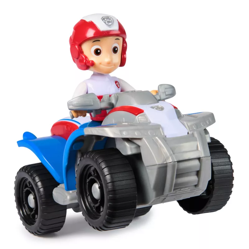 PAW Patrol, pojazd ATV Rydera z kolekcjonerską figurką, zabawki przyjazne środowisku dla chłopców i dziewczynek od 3 lat